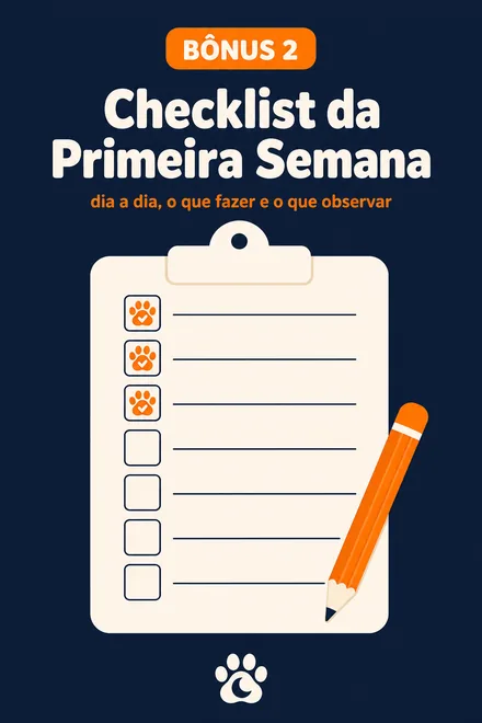 Bônus 2: Checklist da Primeira Semana